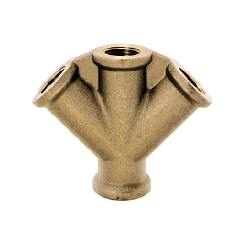 VWS12 4-way manifold with internal threads 1/2"
