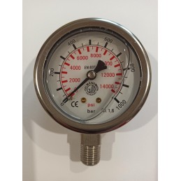 GMM63-1000 manometras NPT...